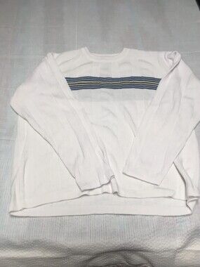 Emergency Exit Men's white sweater Large